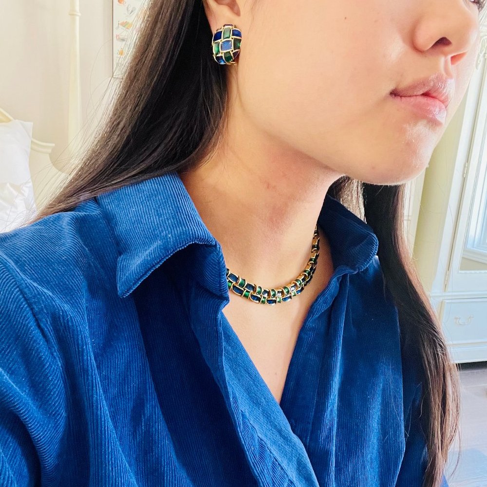 Vintage Earrings and Necklace Set